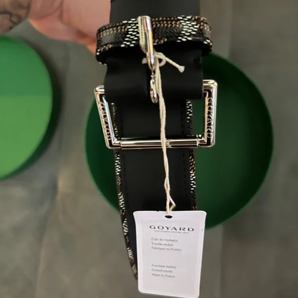 GOYARD CEINTURE FLORIDA BELT 100cm Black